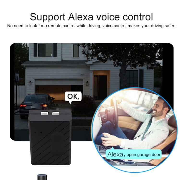 DY-CK400A Garage Door Switch Wireless WiFi Remote Controller, Support for Alexa Voice Control & APP Control & Multi-person Sharing DY-CK400A Garage Door Switch Wireless WiFi Remote Controller, Support for Alexa Voice Control & APP Control & Multi-person Sharing